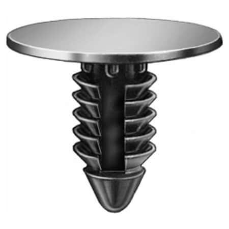 Auveco TOYOTA XMAS TREE RETAINER - BLACK NYLON, 50PK 20878